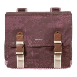 Sacoche Vélo Double Rouge Vintage 35L Boheme Basil -Mon Univers Velo Magasin sacoche velo double rouge vintage 35l boheme basil 5