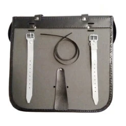 Sacoche Vintage Noir à Courroies Pour Ancien Vélo -Mon Univers Velo Magasin sacoche vintage noir a courroies pour ancien velo 2