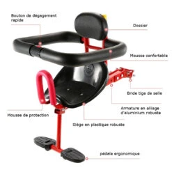 Siège De Vélo Pour Enfants Cyclissimo -Mon Univers Velo Magasin siege de velo pour enfants cyclissimo 4