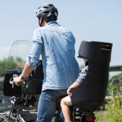 Siège Enfant Vélo Arrière Bobike Exclusive Tour Noir -Mon Univers Velo Magasin siege enfant velo arriere bobike exclusive tour noir 4