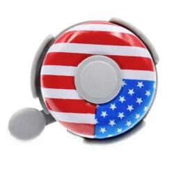 Sonnette De Vélo Drapeau Américain -Mon Univers Velo Magasin sonnette de velo drapeau americain 2