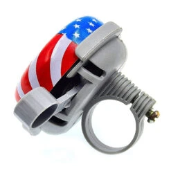 Sonnette De Vélo Drapeau Américain -Mon Univers Velo Magasin sonnette de velo drapeau americain 3