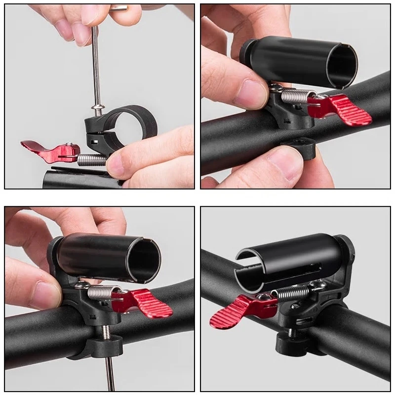 Sonnette De Vélo Portative En Aluminium Noir 6 Sonnette De Vélo Portative En Aluminium Noir – Image 6