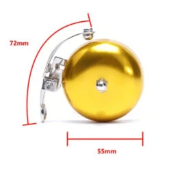 Sonnette De Vélo Vintage Couleur Or -Mon Univers Velo Magasin sonnette de velo vintage couleur or 3