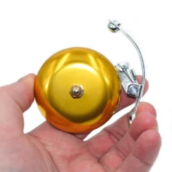 Sonnette De Vélo Vintage Couleur Or -Mon Univers Velo Magasin sonnette de velo vintage couleur or 4