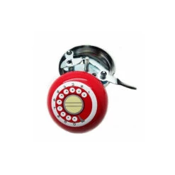 Sonnette Mirrycle Telebell Red -Mon Univers Velo Magasin sonnette mirrycle telebell red 2