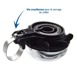 Spanninga Sonnette Rotative Chromé à Friction Pour Vélo -Mon Univers Velo Magasin sonnette rotative chrome a friction pour velo 2