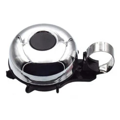 Spanninga Sonnette Rotative Chromé à Friction Pour Vélo