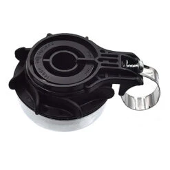 Spanninga Sonnette Rotative Chromé à Friction Pour Vélo -Mon Univers Velo Magasin sonnette rotative chrome a friction pour velo 3