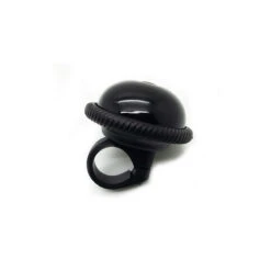 Sonnette Rotative Saturne Noire -Mon Univers Velo Magasin sonnette rotative saturne noire 2