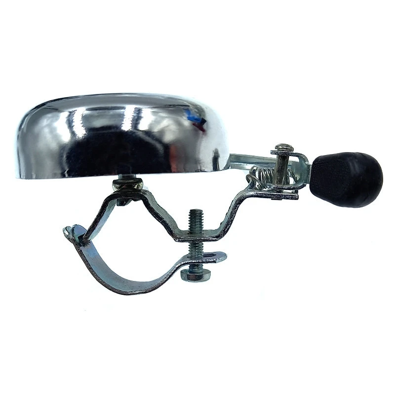 Sonnette Timbre Vintage Chrome Argent Diam 80 Mm 4 Sonnette Timbre Vintage Chrome Argent Diam 80 Mm – Image 4