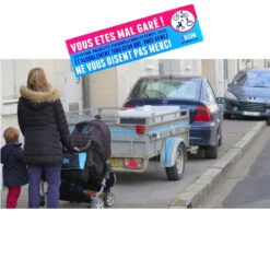 Sticker Vous êtes Mal Garé Pour Tous -Mon Univers Velo Magasin sticker vous etes mal gare pour tous 2