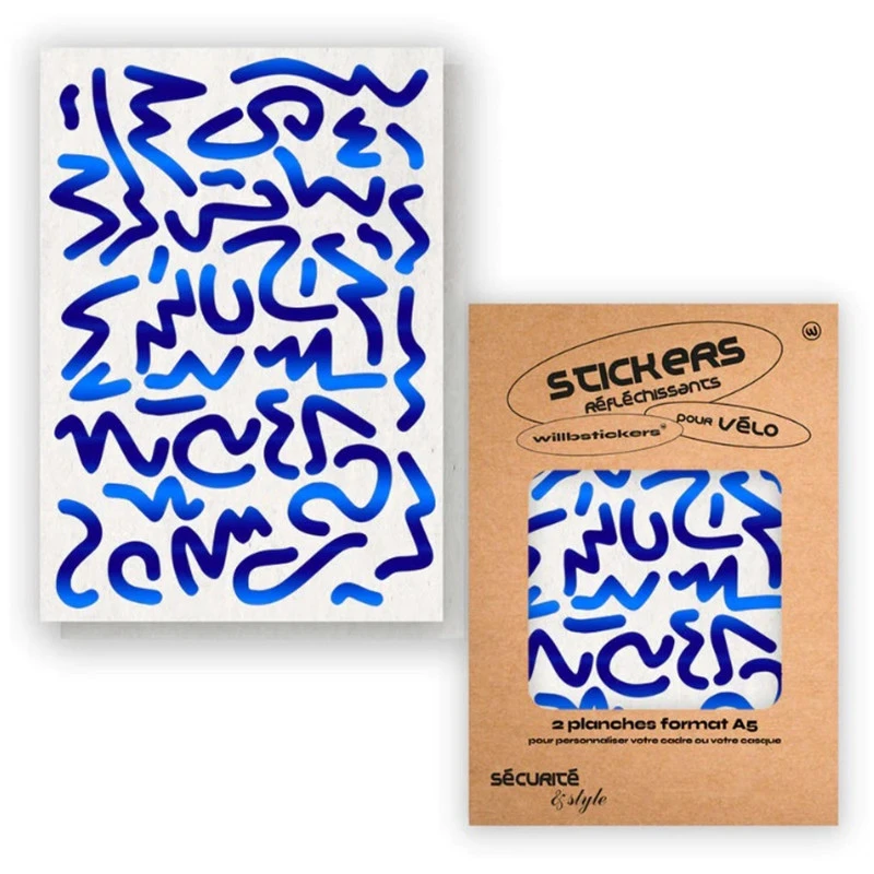 Stickers Réfléchissants Pour Cadre De Vélo Motif Louvre Will.B 5 Stickers Réfléchissants Pour Cadre De Vélo Motif Louvre Will.B – Image 5