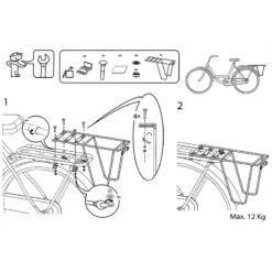 Support Supplémentaire Sur Porte-bagage Vélo - Steco 8 Support Supplémentaire Sur Porte-bagage Vélo - Steco -Mon Univers Velo Magasin support supplementaire sur porte bagage velo steco 2