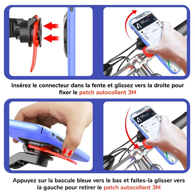 Support Vélo Accroche Universelle Pour Smartphone 3 Support Vélo Accroche Universelle Pour Smartphone – Image 3