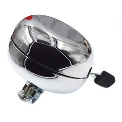 Point Timbre Vélo En Chrome 80 Mm -Mon Univers Velo Magasin timbre velo en chrome 80 mm 2