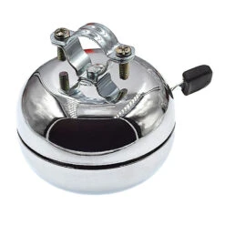 Point Timbre Vélo En Chrome 80 Mm -Mon Univers Velo Magasin timbre velo en chrome 80 mm 3