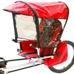 Toit Couvrant Contre Pluie Vent Et Soleil Pour Remorque Weehoo -Mon Univers Velo Magasin toit couvrant contre pluie vent et soleil pour remorque weehoo 1